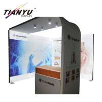 3D modeling customized modular smart aluminum exhibition booth